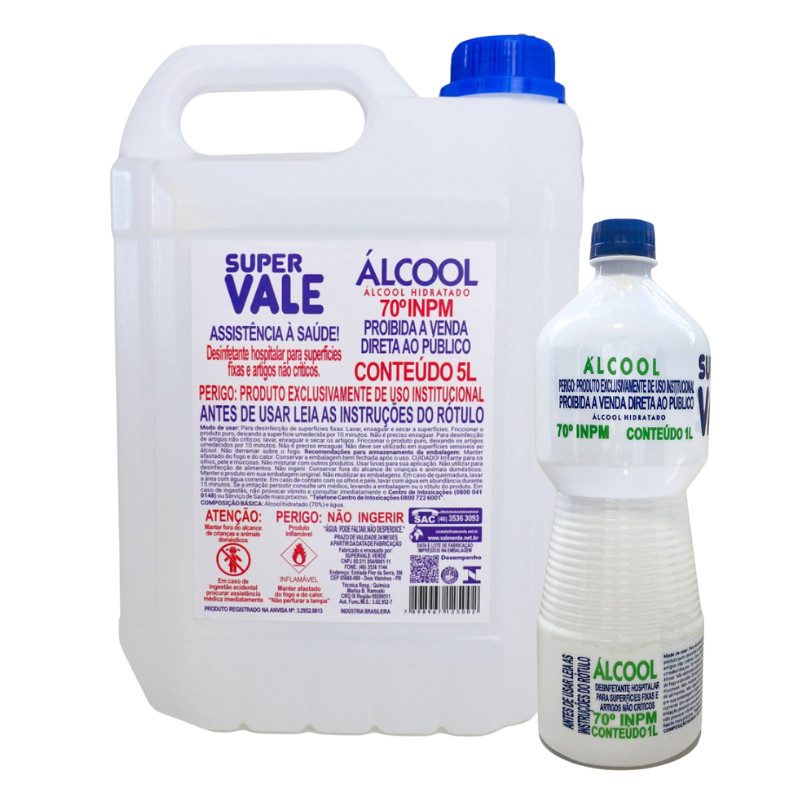 Álcool Hidratado 70° Super Vale