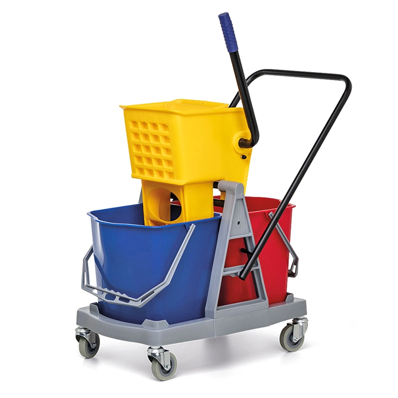 Carro para Limpeza Balde Duplo c/ Espremedor 34 litros Nobre