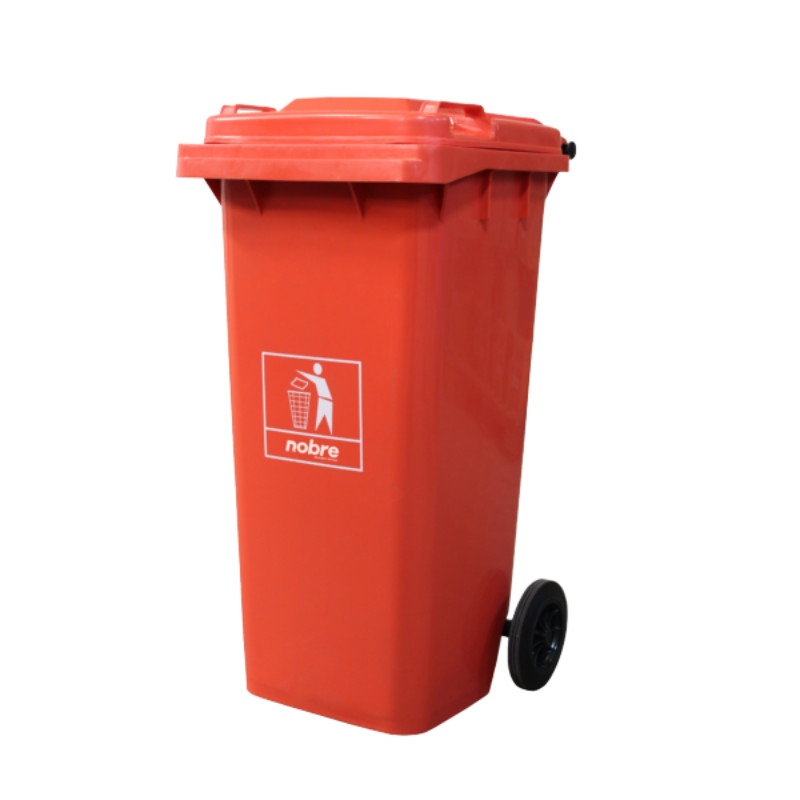 Coletora Plástica 120L Vermelha Nobre