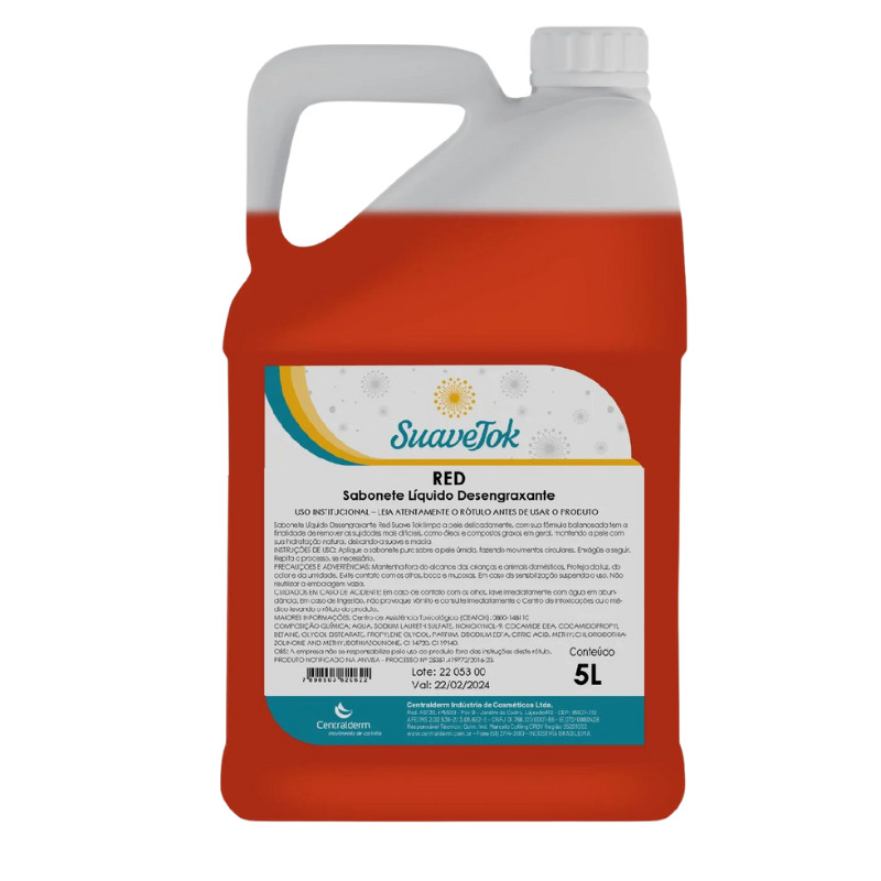 Sabonete Desengraxante Red 5L Suave Tok