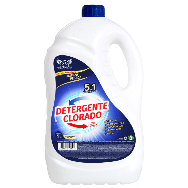Detergente Clorado 5L Guimarães