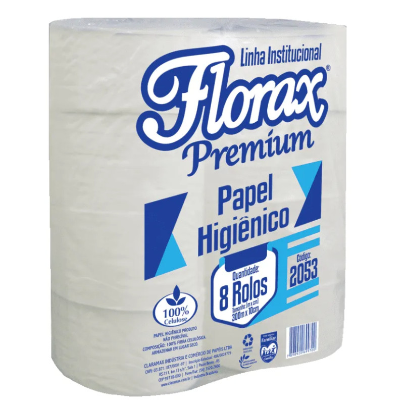 Papel Higiênico rolão Premium 300m Claramax