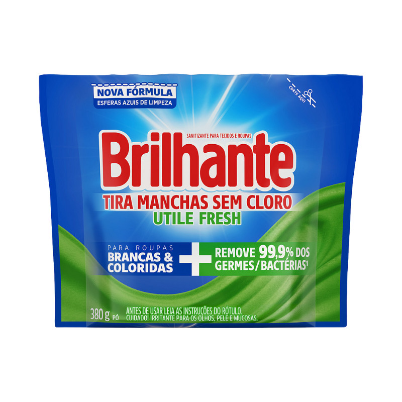 Tira Manchas Utile Fresh 380g Pó Brilhante