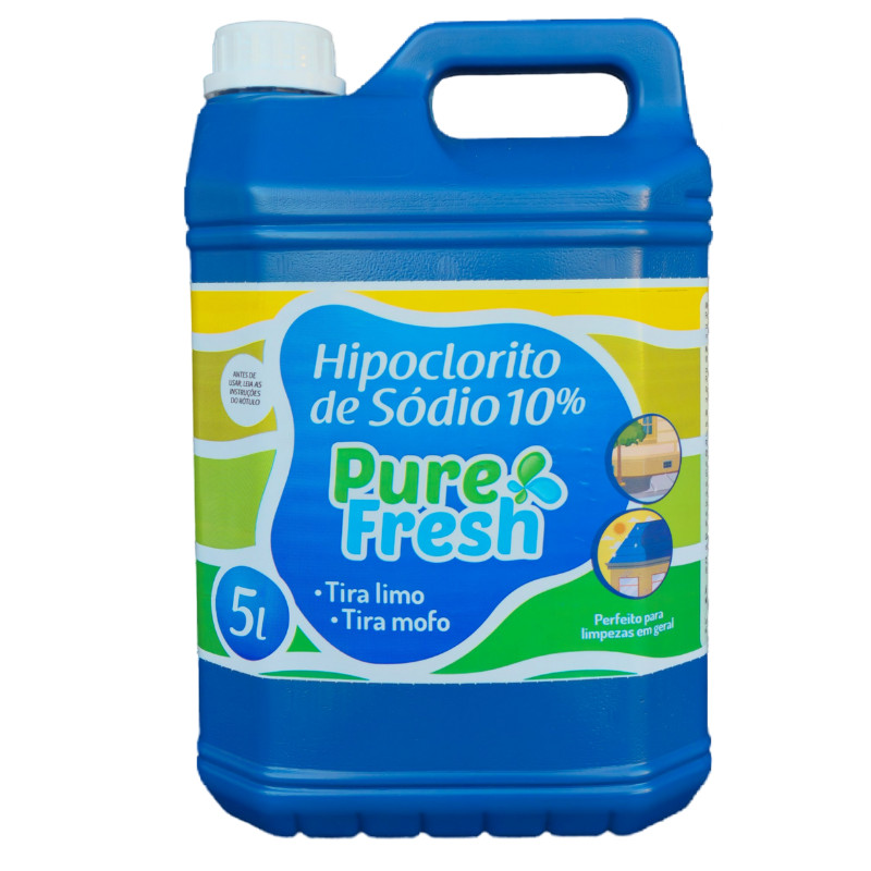 Hipoclorito de Sódio 10% 5L Pure Fresh