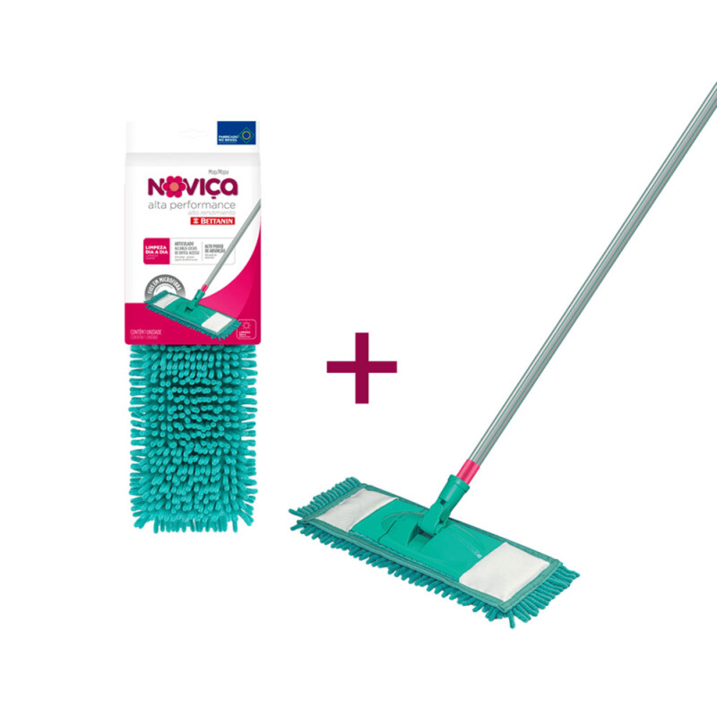 Kit Mop Alta Performance Com Cabo Noviça