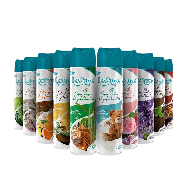Odorizador de Ambientes 400ml Lev & Uze