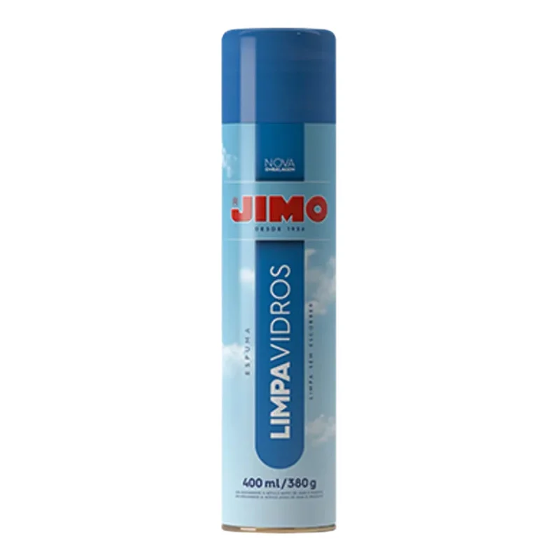 Limpa Vidros Espuma 400ml/380g Jimo
