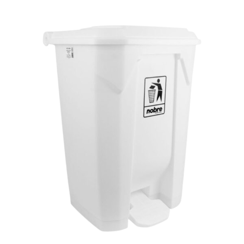 Lixeira Plástica com Pedal 80L Nobre