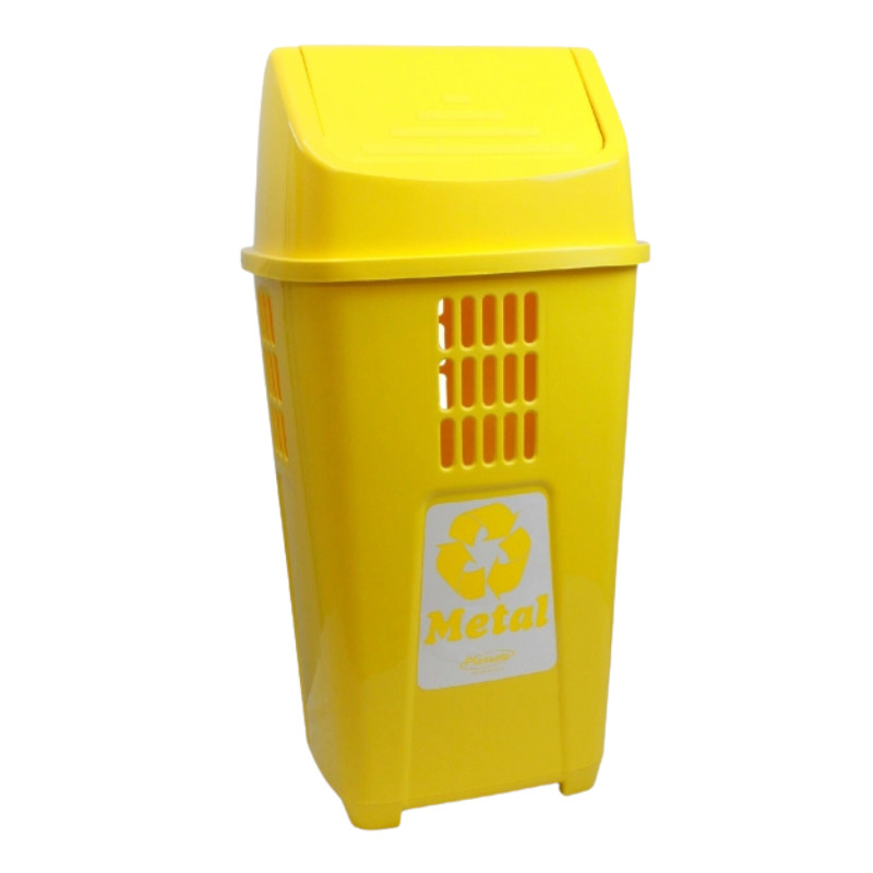 Lixeira Plástica Basculante 50L Plasvale