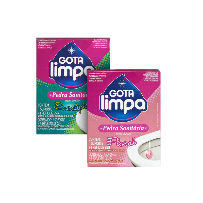 Pedra Sanitária Gota Limpa