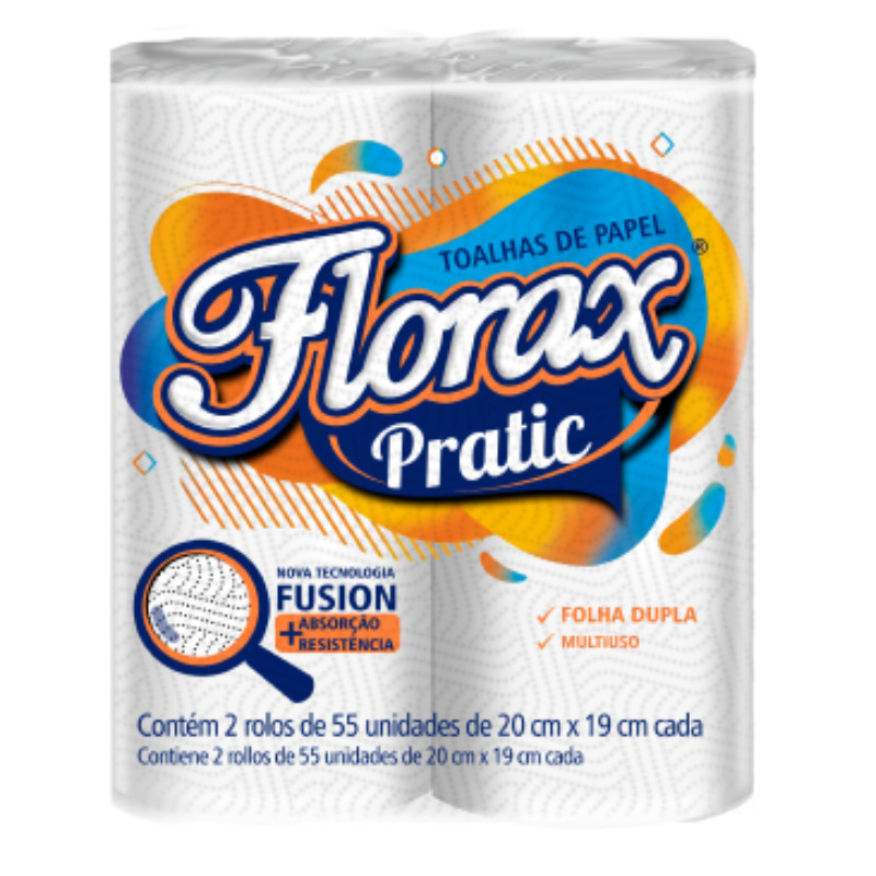 Papel Toalha Pratic Florax