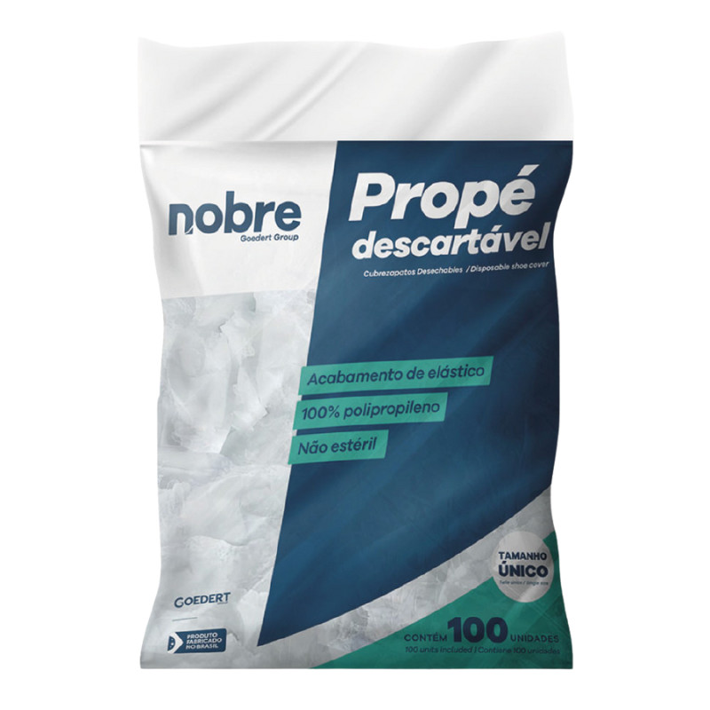 Propé sapatilha descartável Nobre