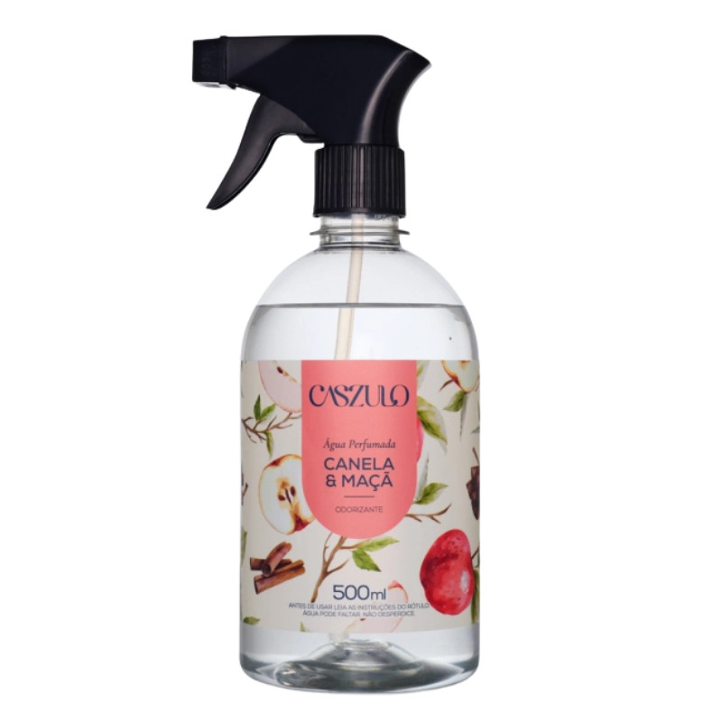 Água Perfumada Caszulo 500ml Canela e Maçã