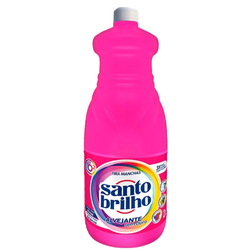 Alvejante sem cloro 2L Santo Brilho
