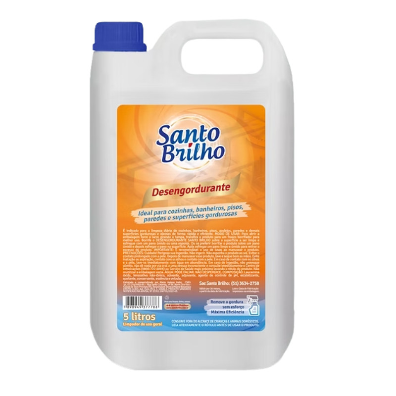 Desengordurante 5L Santo Brilho