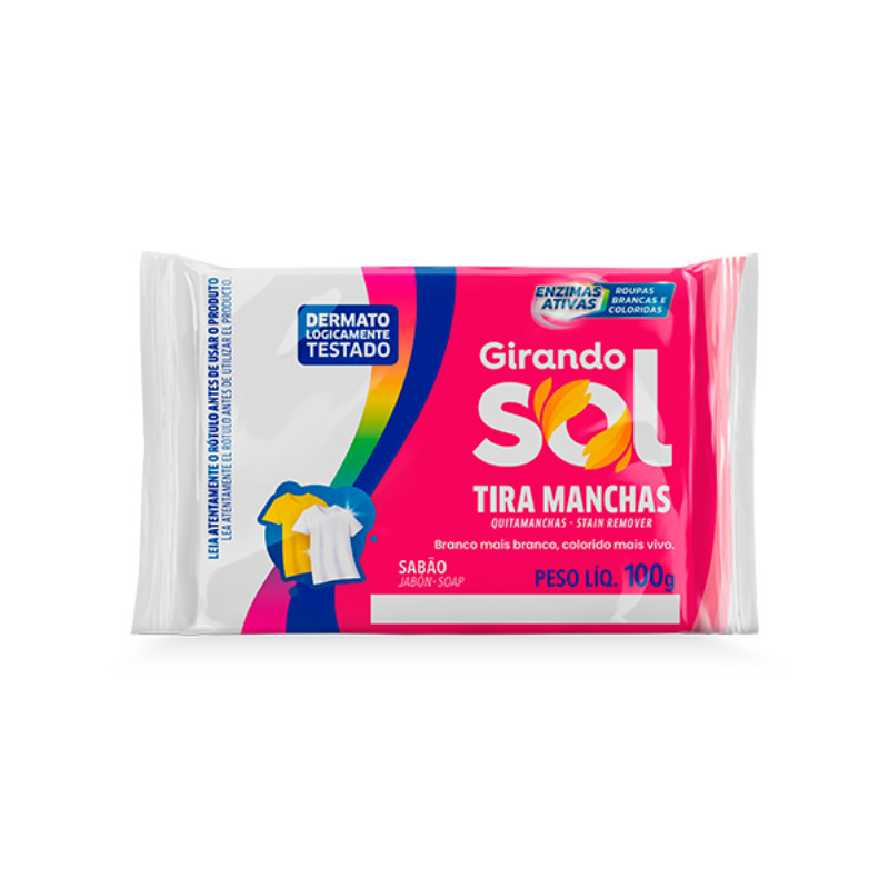 Tira manchas em barra 100g Girando Sol
