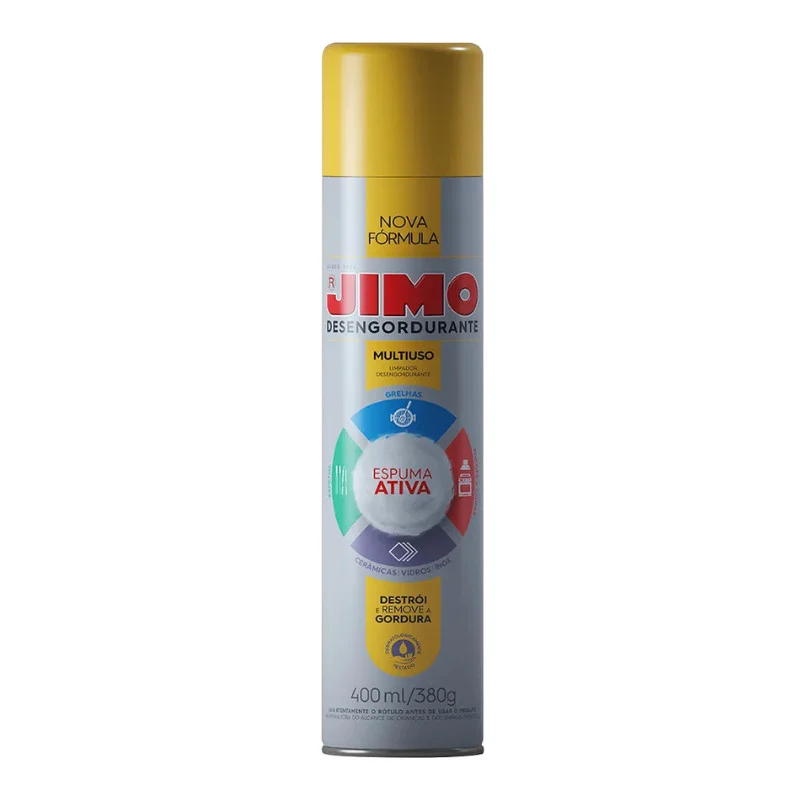 Desengordurante Multiuso Espuma 400ml/380g Jimo